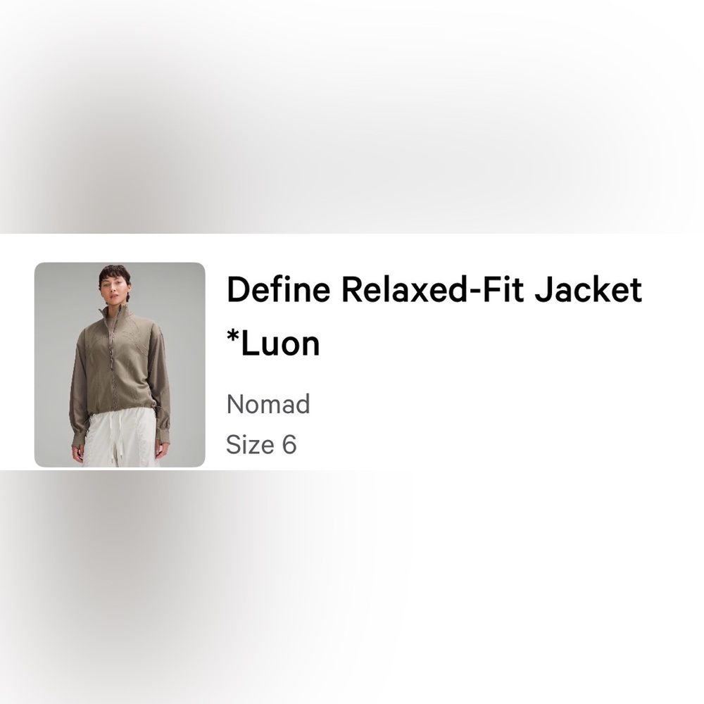 lululemon athletica Defined Relaxed-Fit Full-Zip Jacket - Picture 5 of 5
